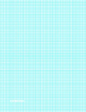 graph paper with ten lines per inch on letter-sized paper
