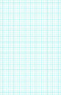 graphing paper with three lines per inch and heavy index lines on ledger-sized paper