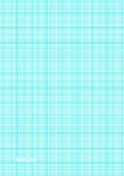 printable graph paper with twelve lines per inch and heavy index lines on A4-sized paper