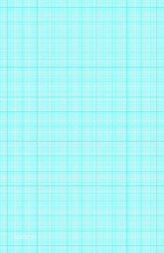 graph paper with twelve lines per inch and heavy index lines on ledger-sized paper