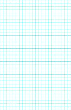 graph paper with two lines per inch  and heavy index lines on ledger-sized paper
