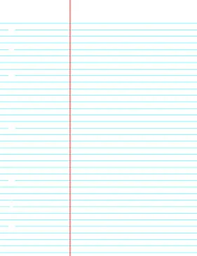 printable law ruled letter hole punch