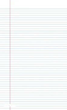 printable lined paper paper college ruled on legal size paper in portrait orientation (blue lines)