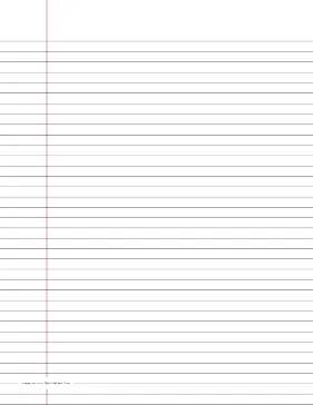 printable lined paper college ruled on letter sized paper in portrait orientation