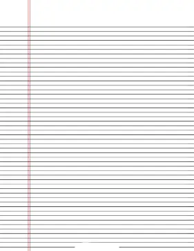 printable lined paper letter 1 line per 5mm