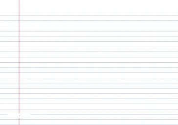 printable lined paper wide-ruled on a4-sized paper in landscape orientation (blue lines)