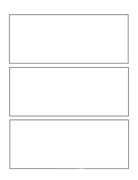 printable three row comic page