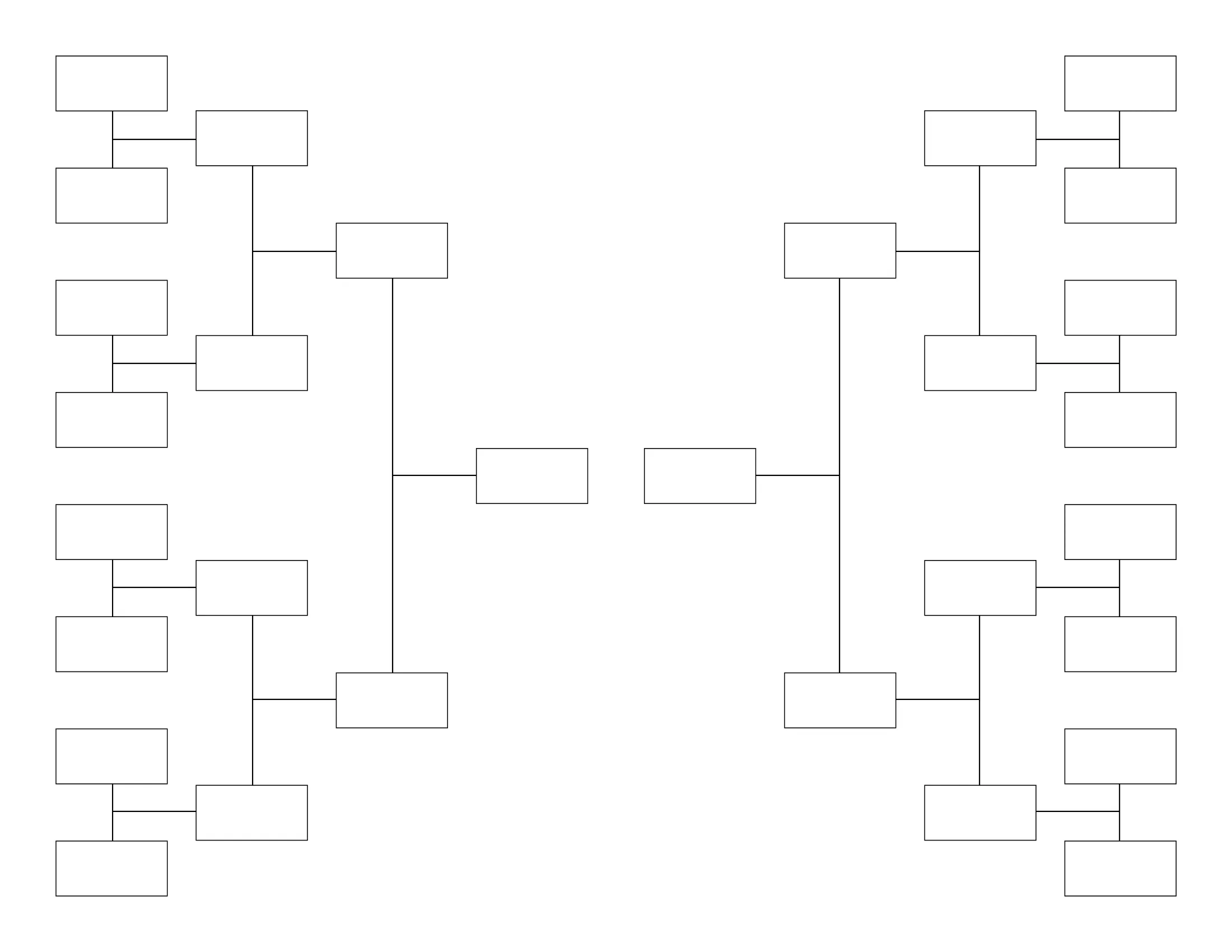 printable tournament brackets - 16 teams