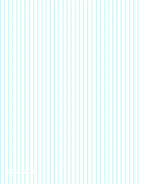 printable vertical lines portrait letter 4 per Inch