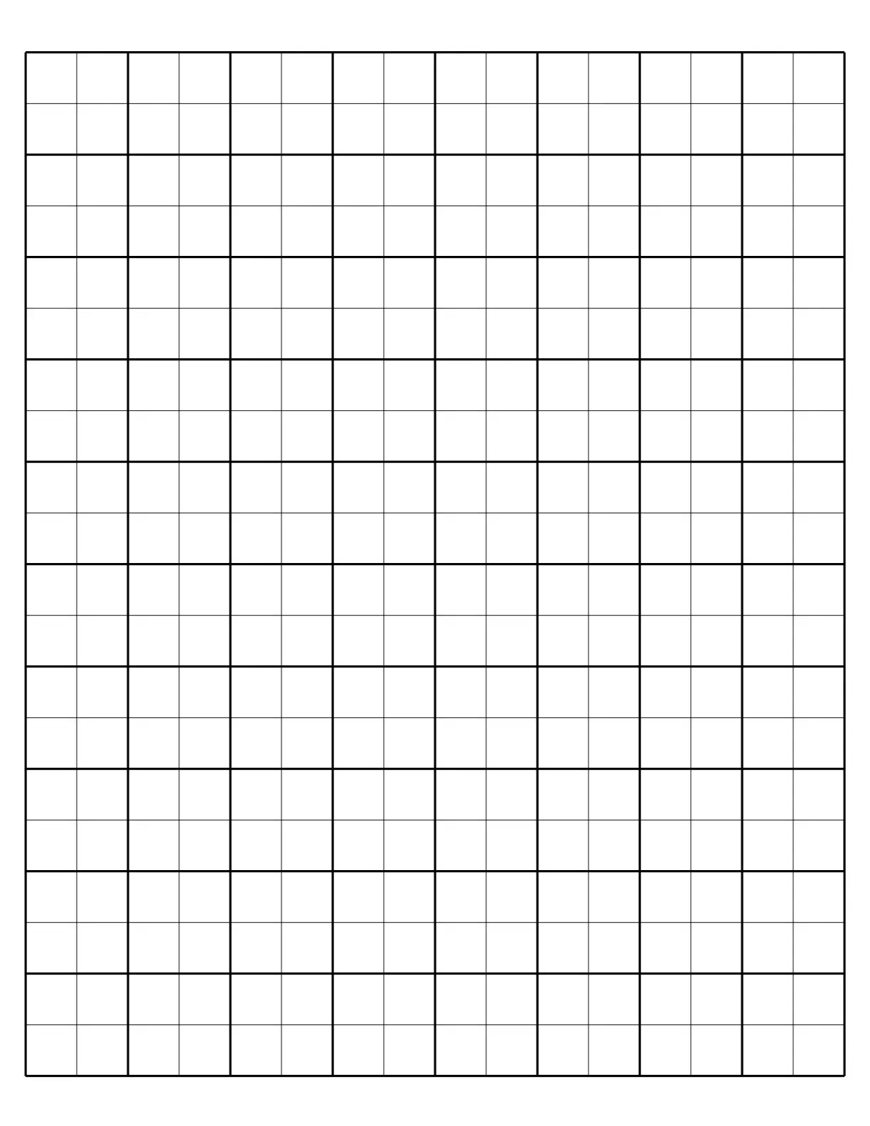 two-inch graph paper