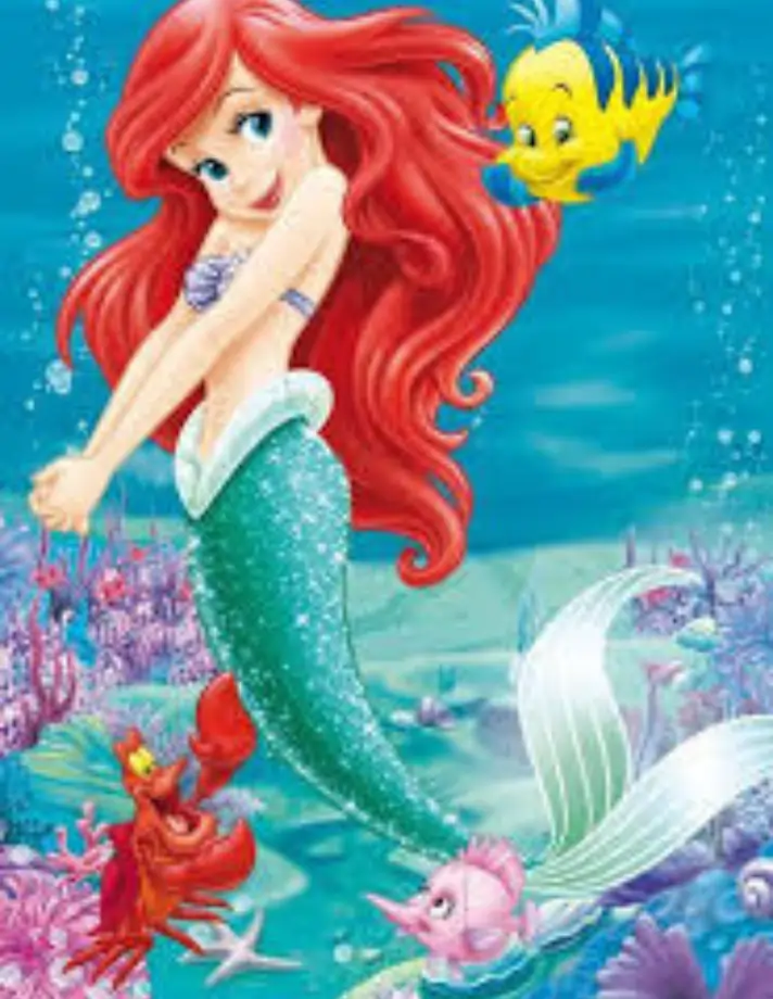 ariel coloring pages
