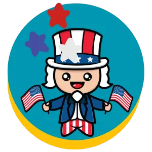 4th of july coloring page icon 1