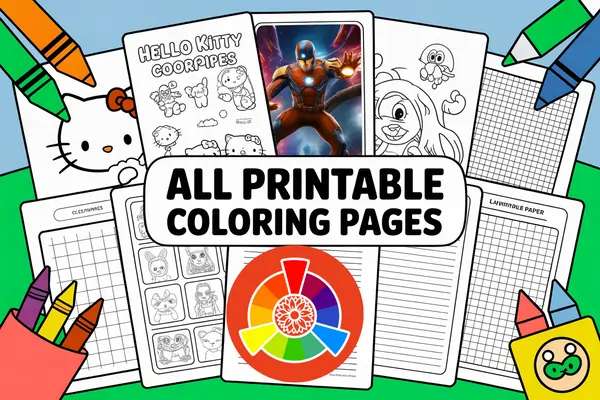 all printable coloring pages