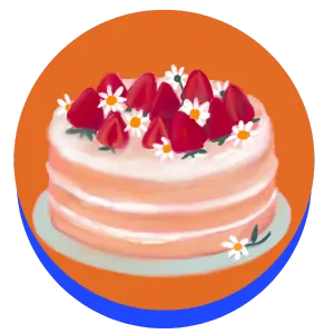 cake food coloring page icon