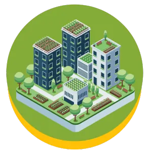 city coloring page icon