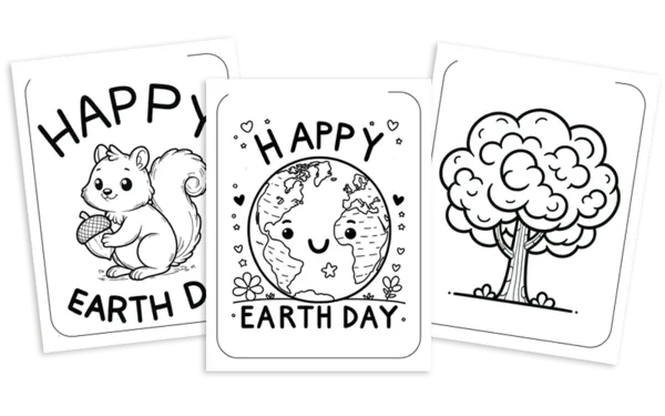 earthday coloring page