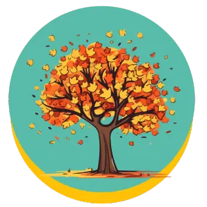 fall coloring page icon