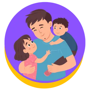 father day coloring page icon