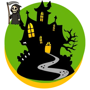halloween coloring page icon