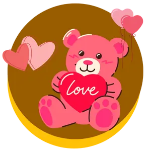 happy valentines coloring page icon