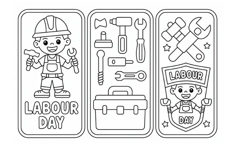 labour coloring pages
