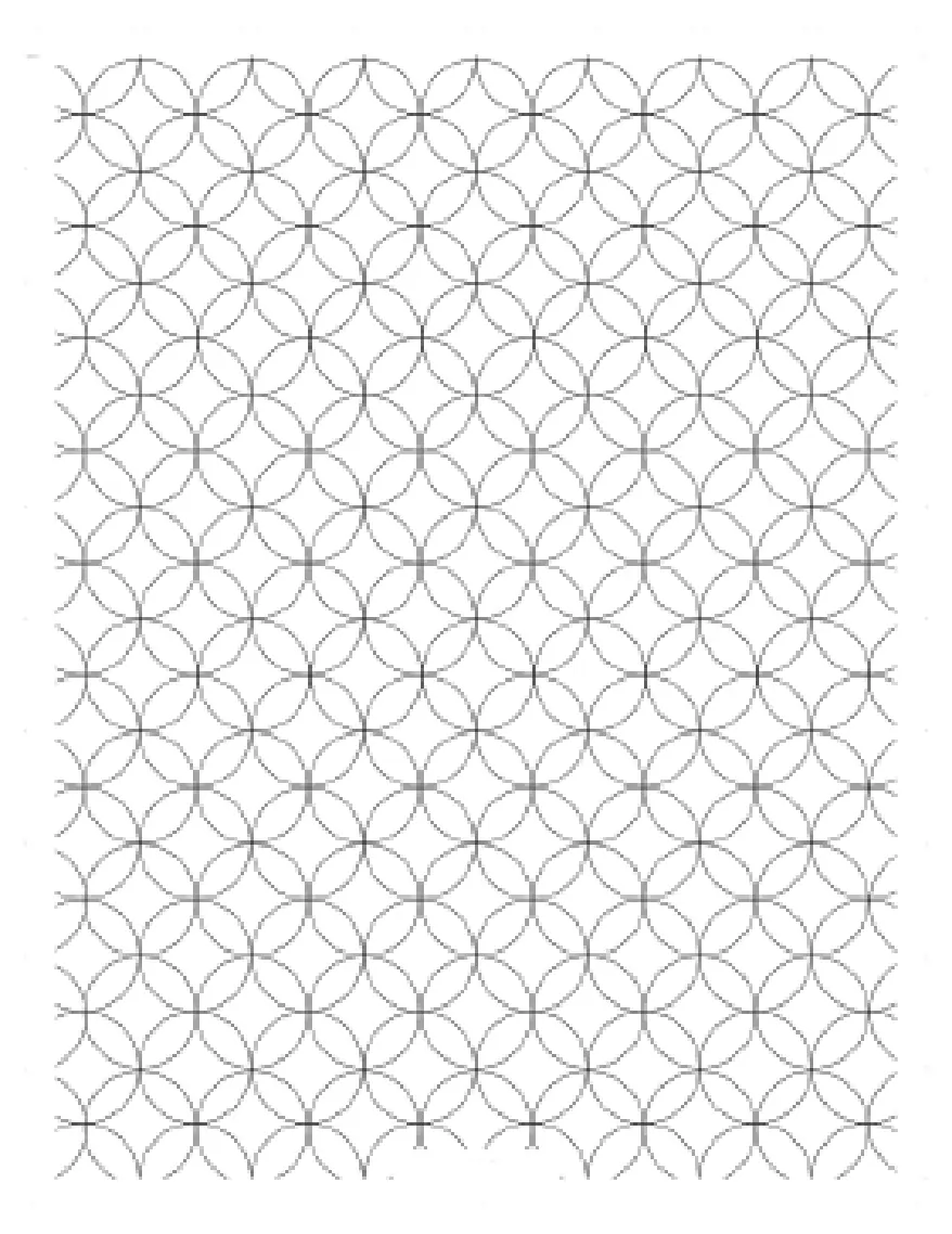 overlapping circles graph paper