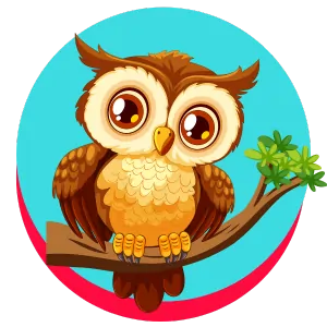 owl coloring page icon