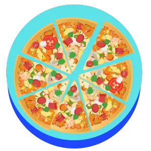 pizaa coloring page icon