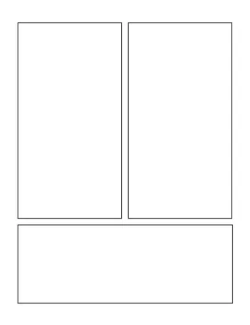 printable comic page with vertical bars