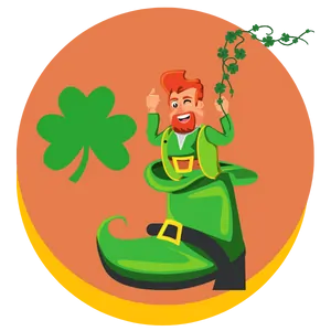 st. patricks coloring page icon