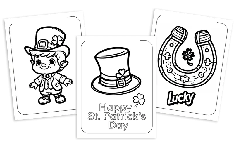 st. patricks day coloring page