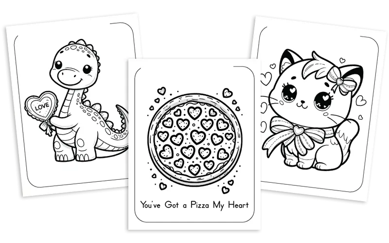 valentine coloring pages