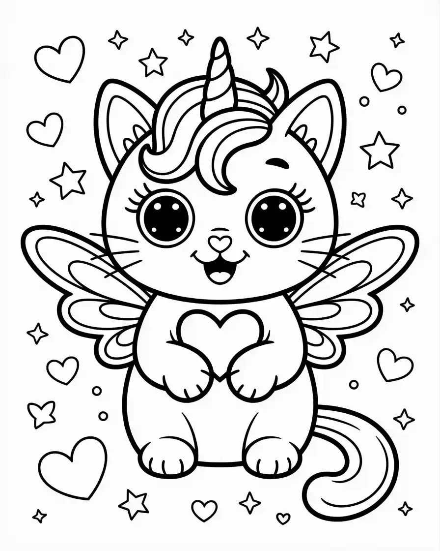 Unicorn Coloring Pages 1 unicorn coloring pages