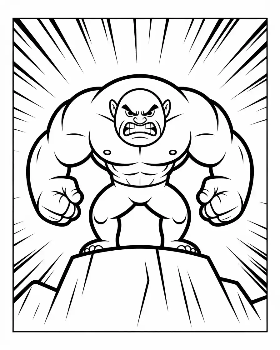 Hulk Coloring Pages 2 angry hulk coloring page