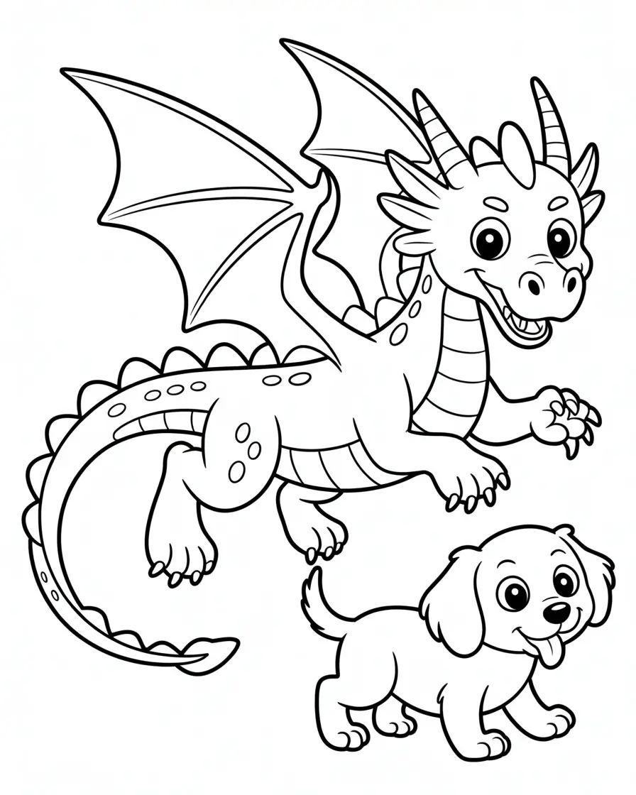 Dragons Coloring Pages