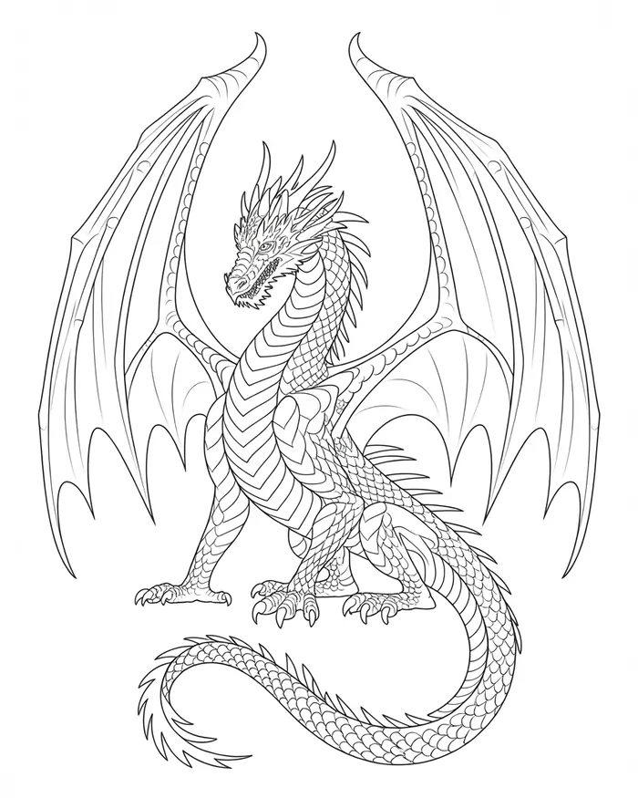 baby seawing dragon coloring page
