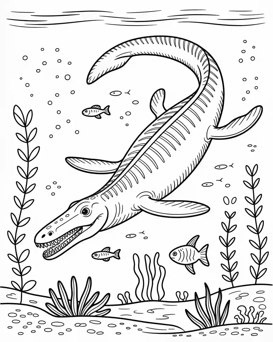 basilosaurus dinosaur coloring pages