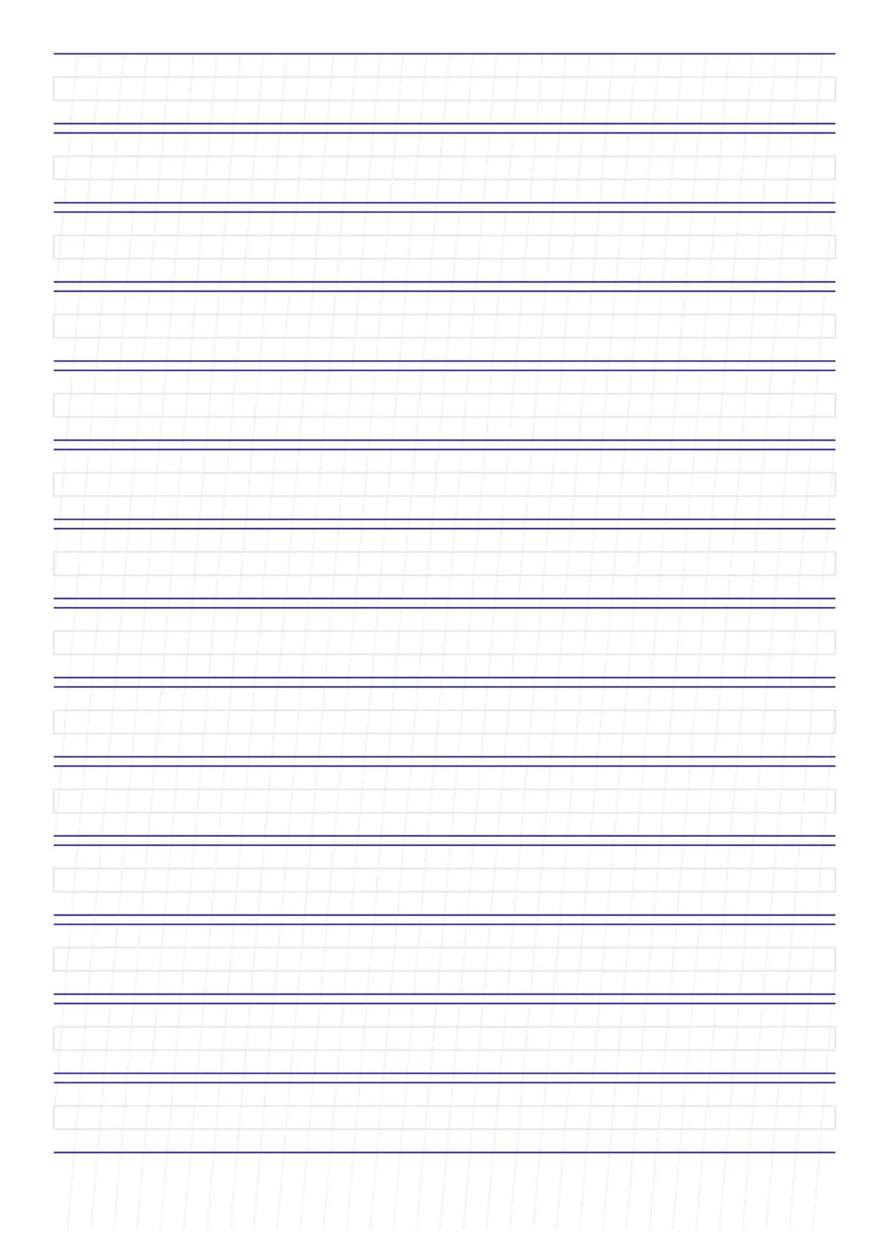 blue a4 fine size calligraphy paper