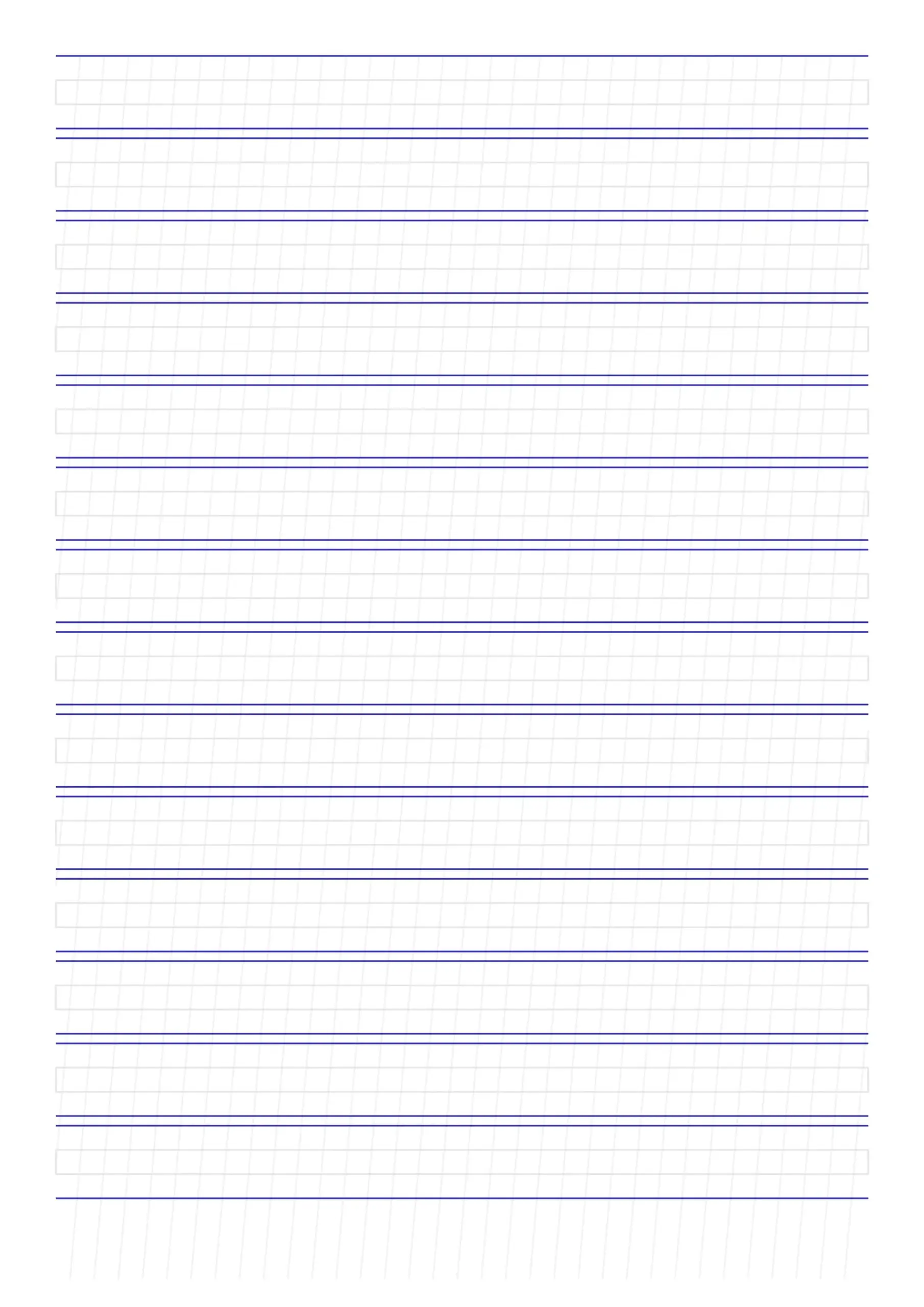 blue medium a4 size calligraphy paper