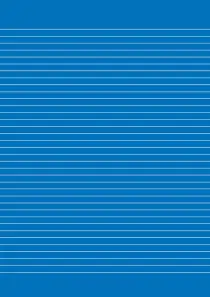 bright blue lined paper white lines a4