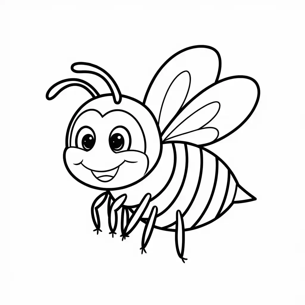 cartoon ladybug insect coloring pages
