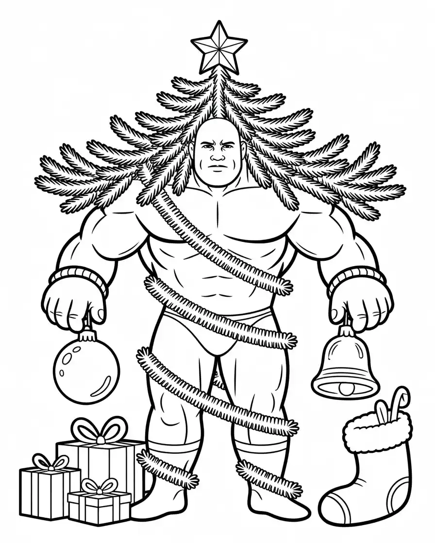 Hulk Coloring Pages 26 christmas hulk coloring page