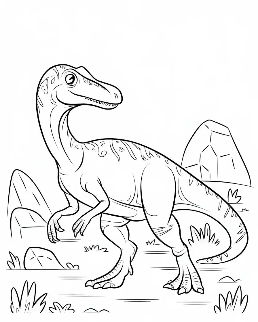coelophysis coloring pages