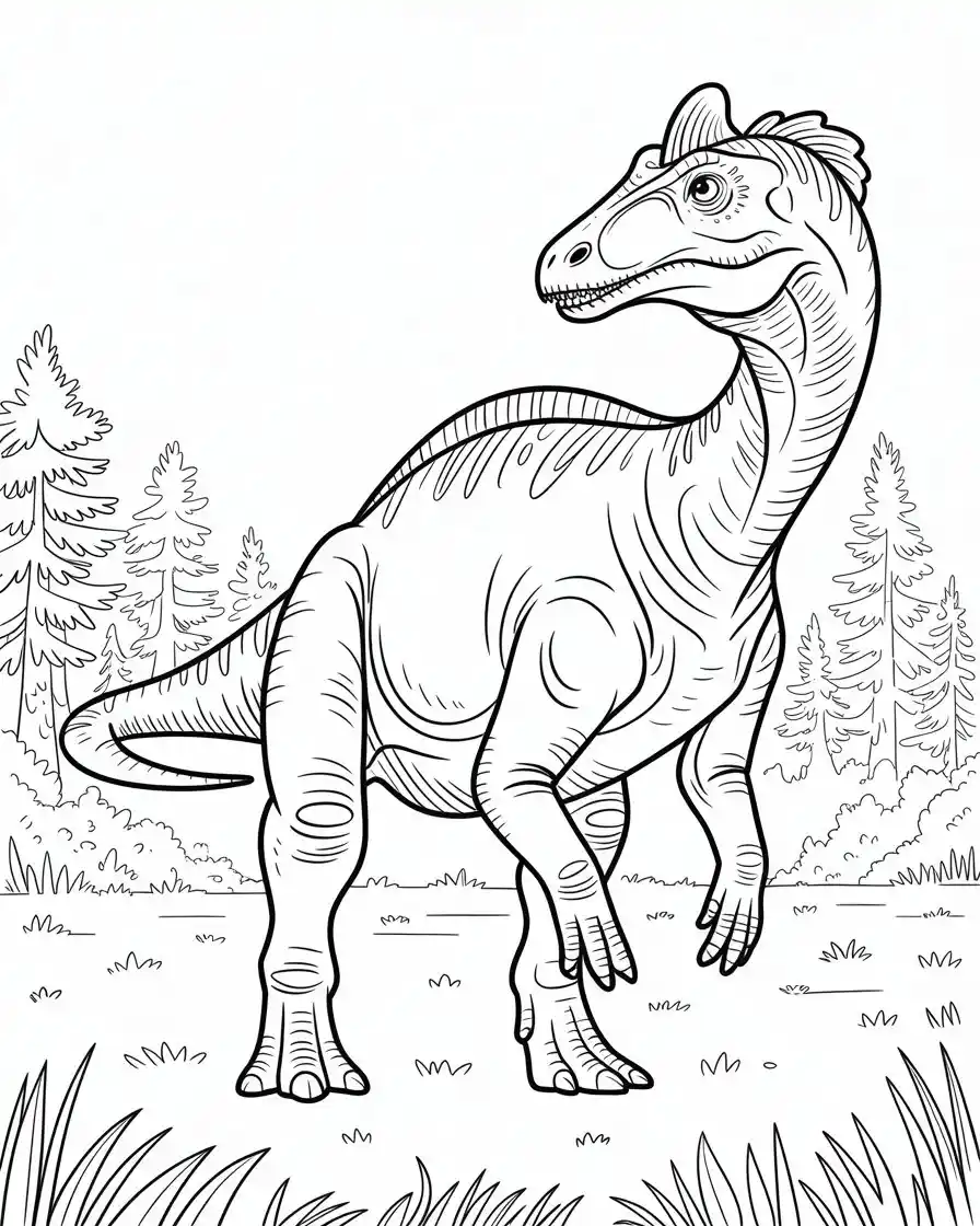 corythosaurus coloring pages