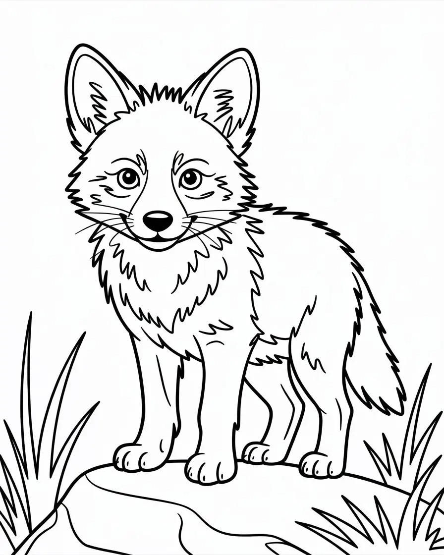 coyote coloring pages