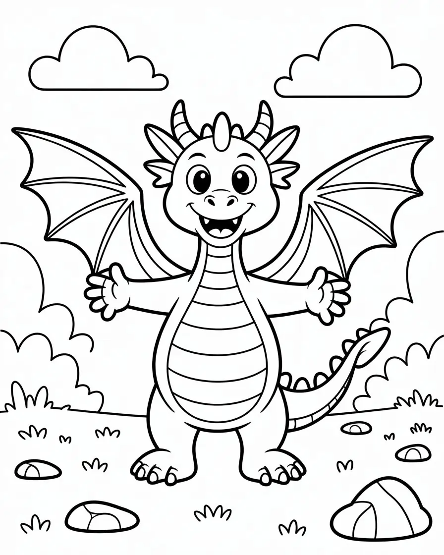 dragonite pokemon coloring page 2