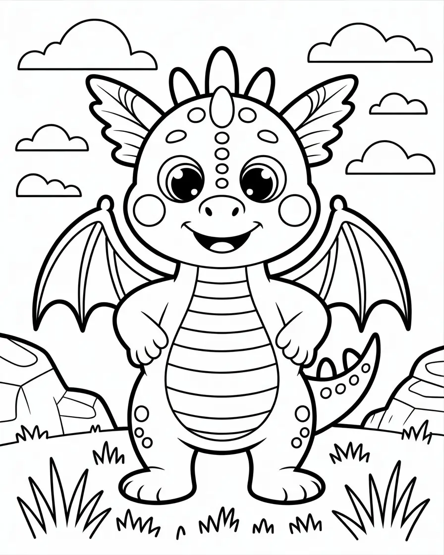 dragonite pokemon coloring page