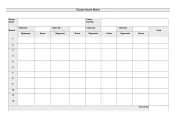 Scoring Sheets 58 euchre scoresheet