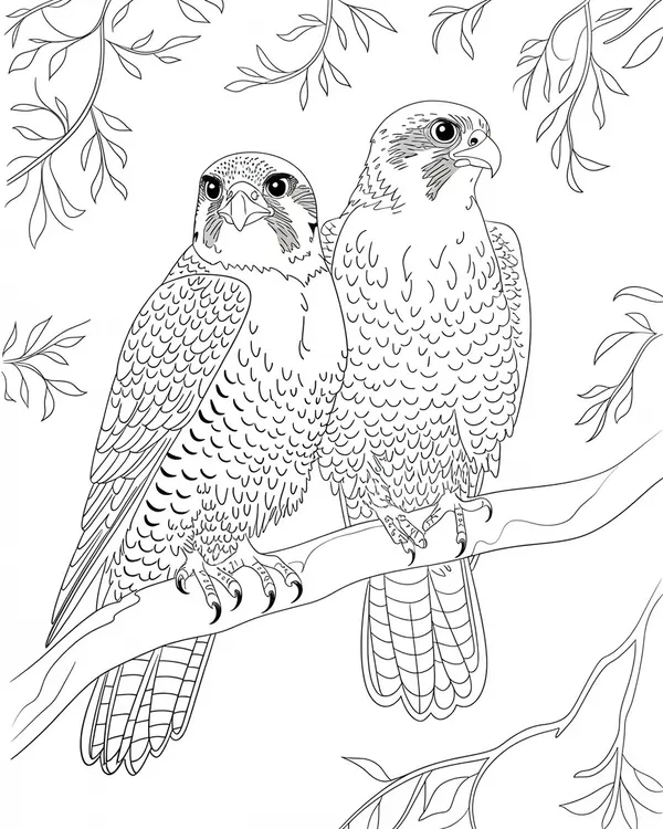 falcons coloring page
