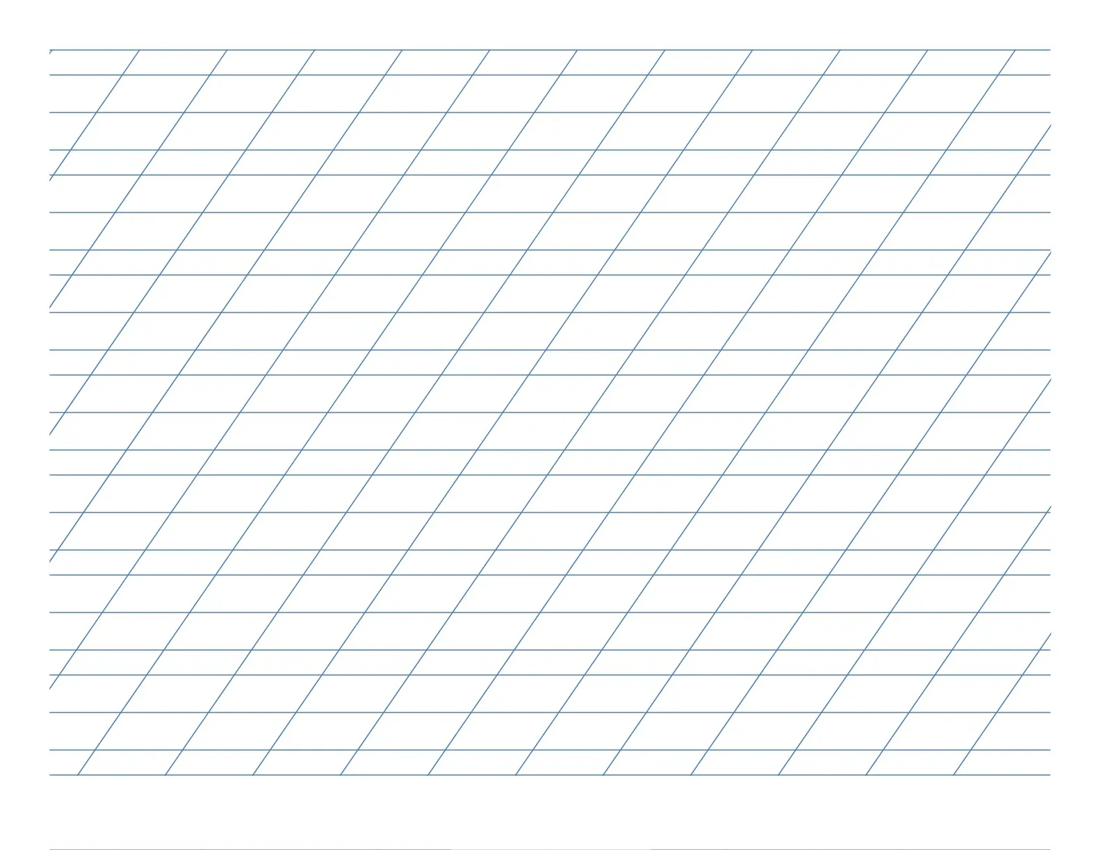 italic practice paper landscape